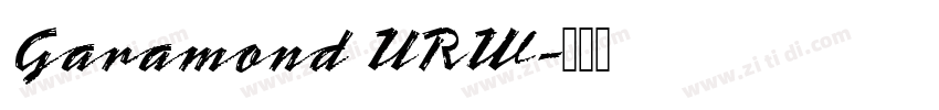 Garamond URW字体转换